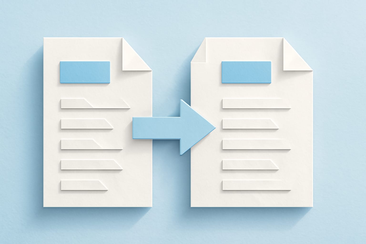 Editorial illustration in origami-folded style depicting two Bundles with entries aligned by fullUrl before recursive diff